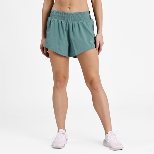 Run COOLadapt Women's 3" Running Shorts, Blue Spruce, extralarge-IND